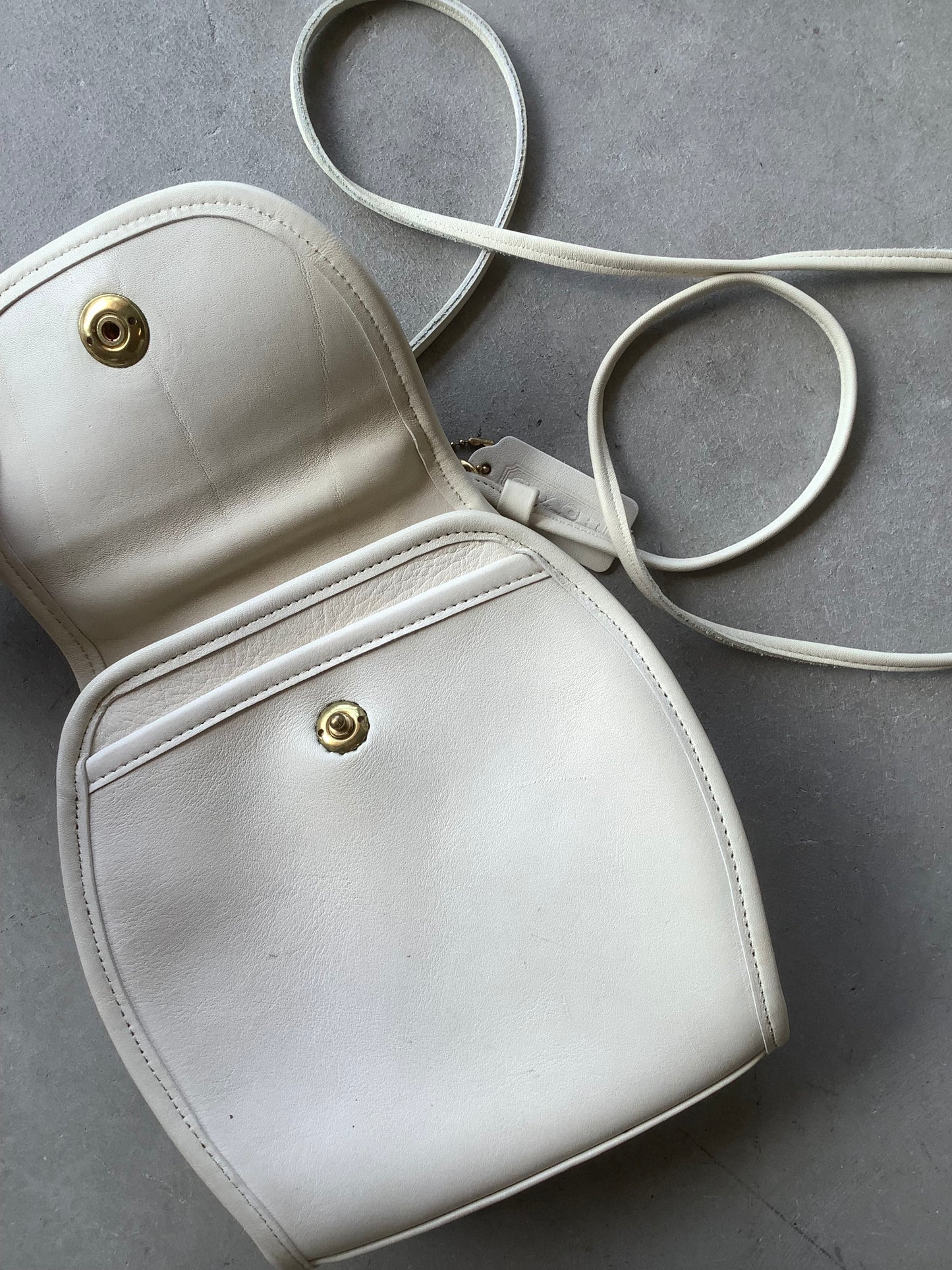 White Coach Derby Crossbody bag