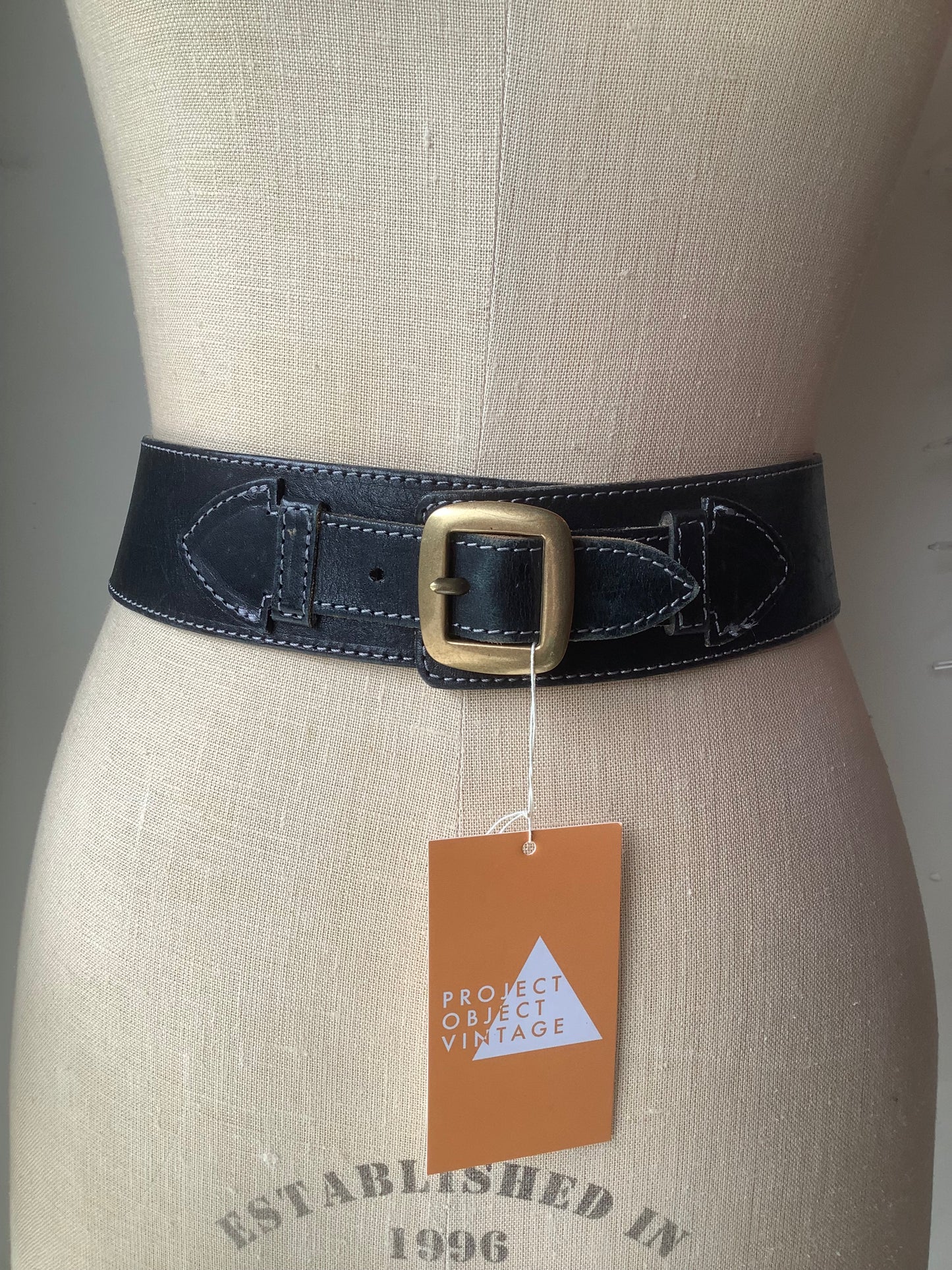 Kenzo Paris black western belt