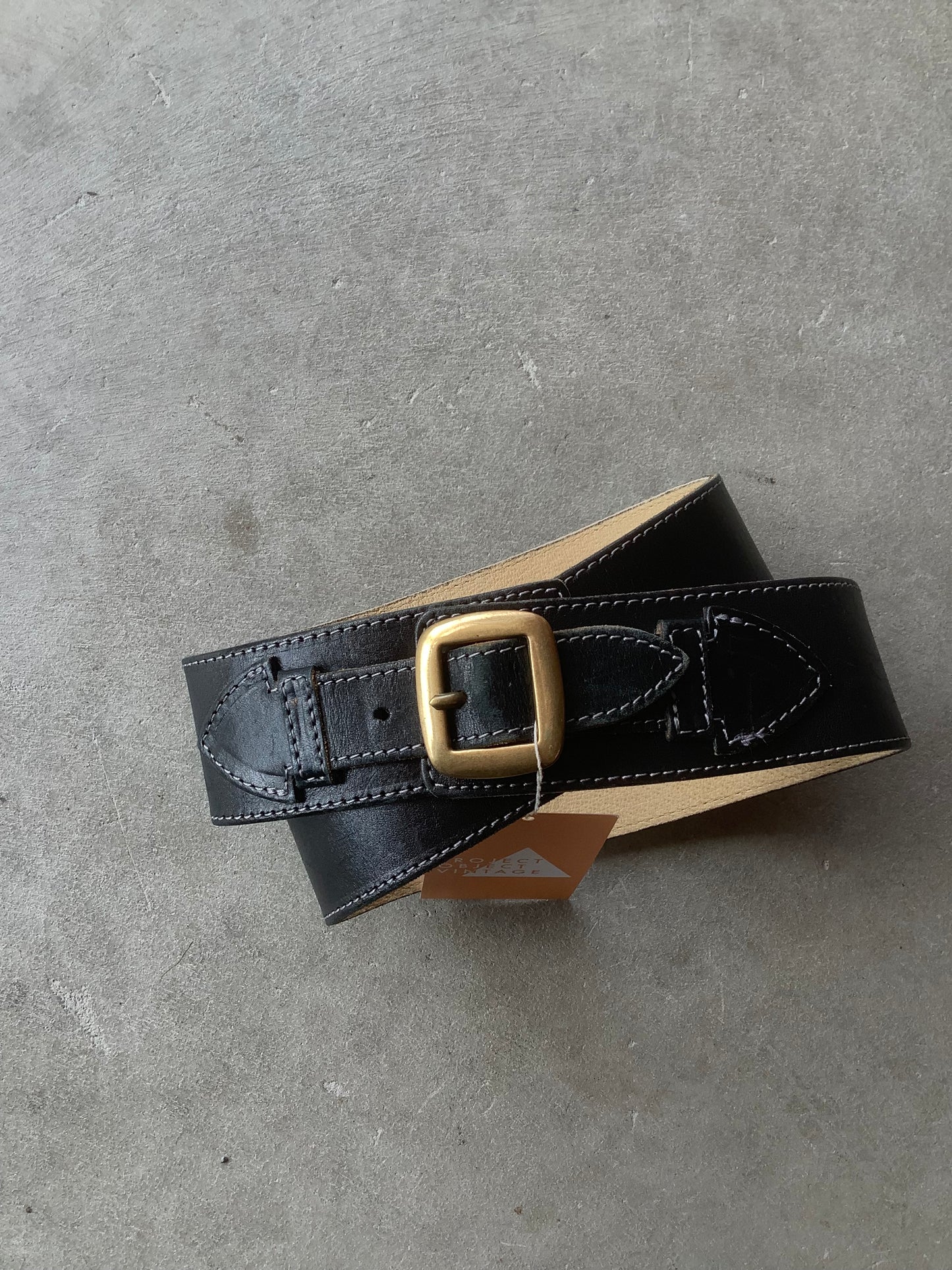 Kenzo Paris black western belt