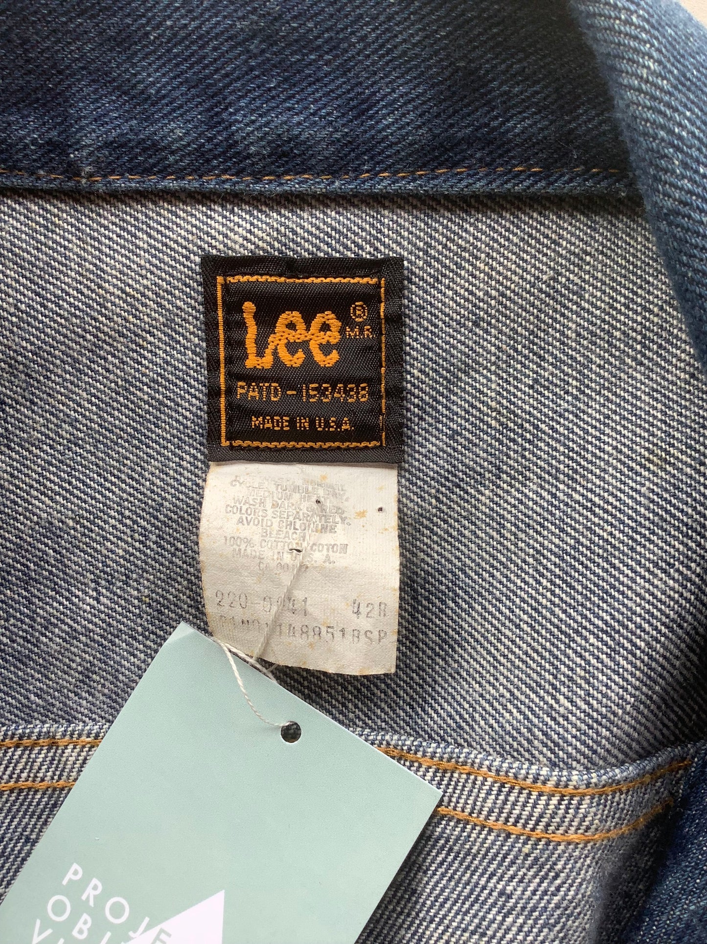 Lee dark wash jean jacket