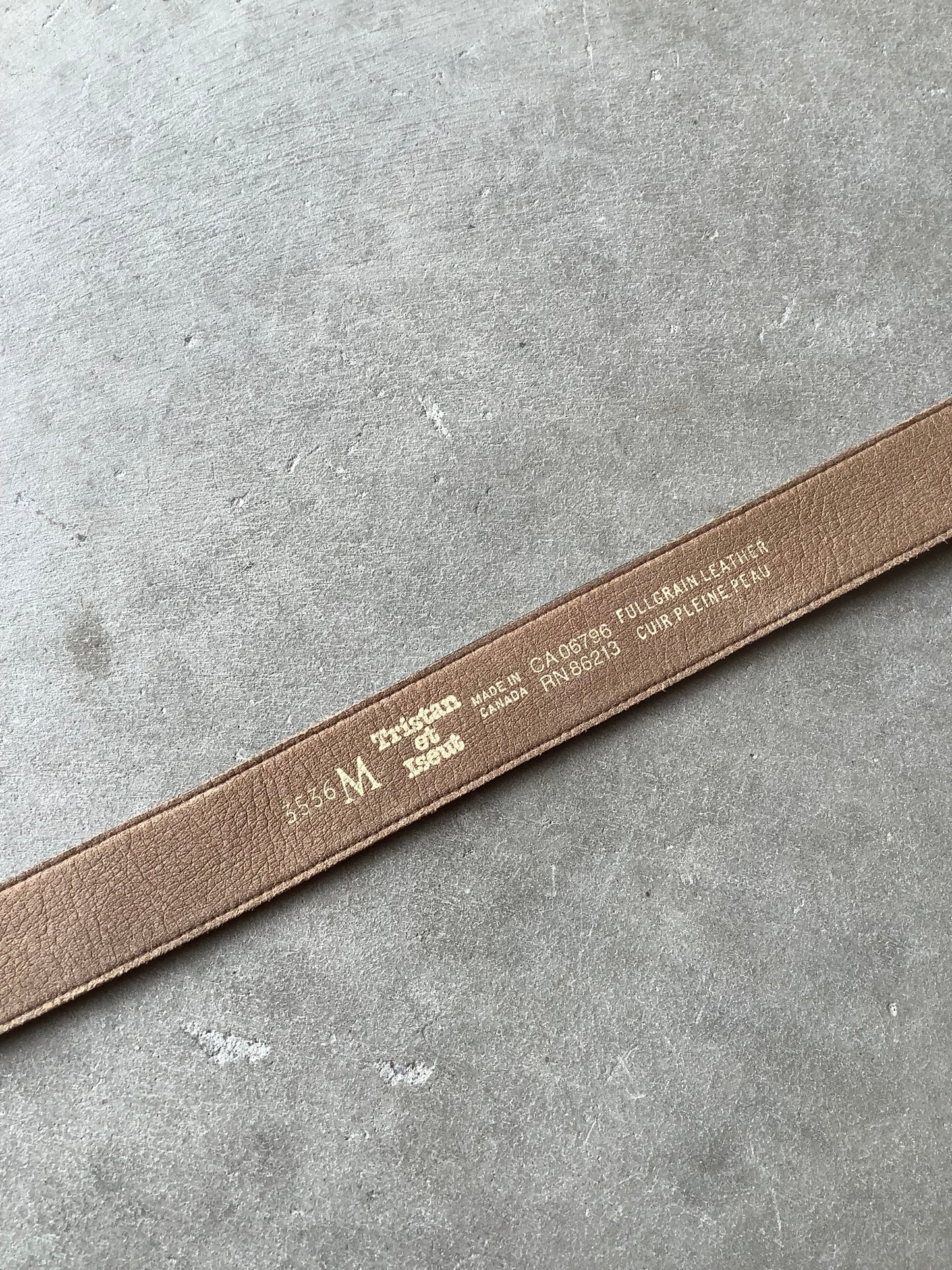 All black leather belt