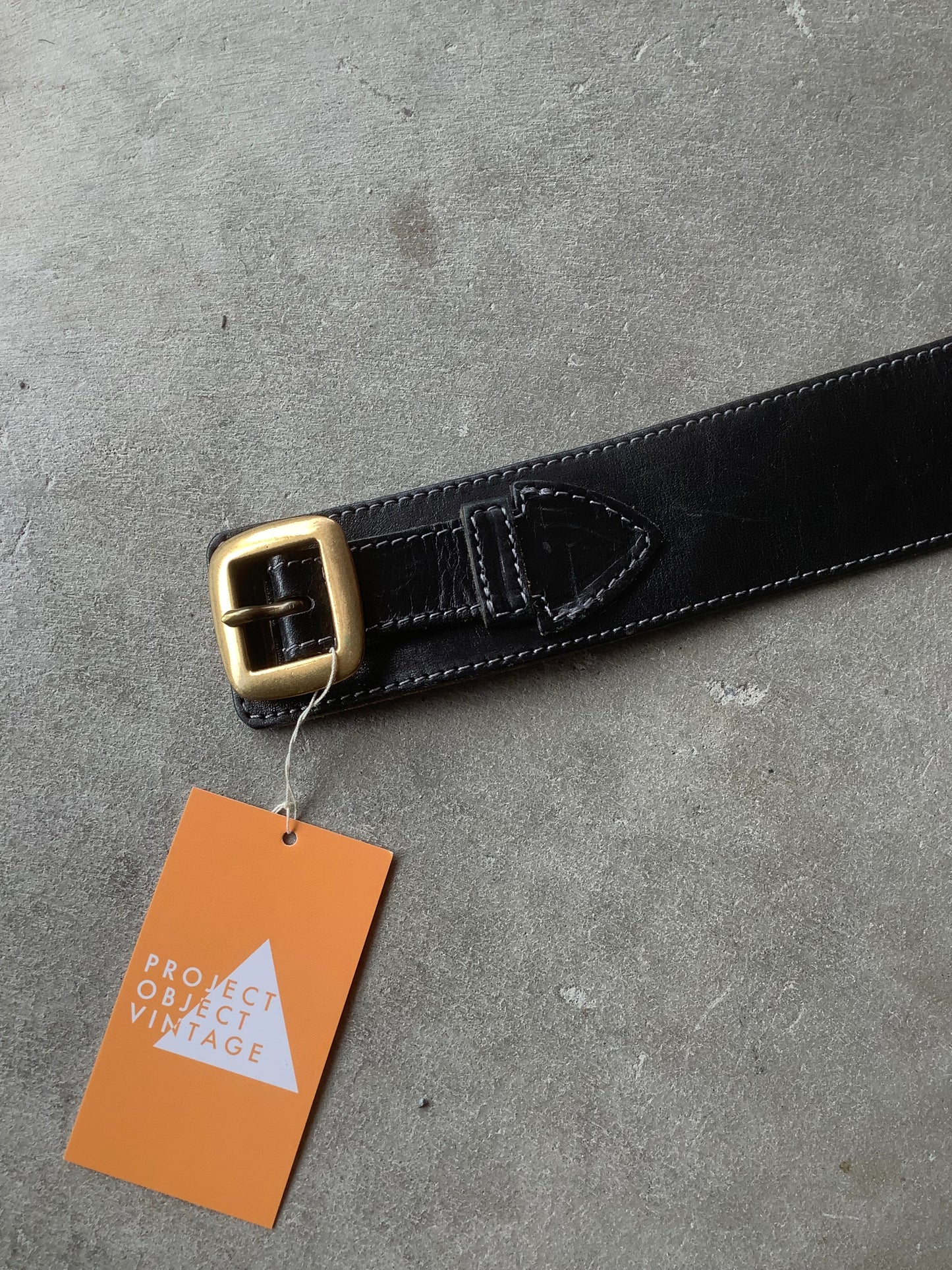 Kenzo Paris black western belt
