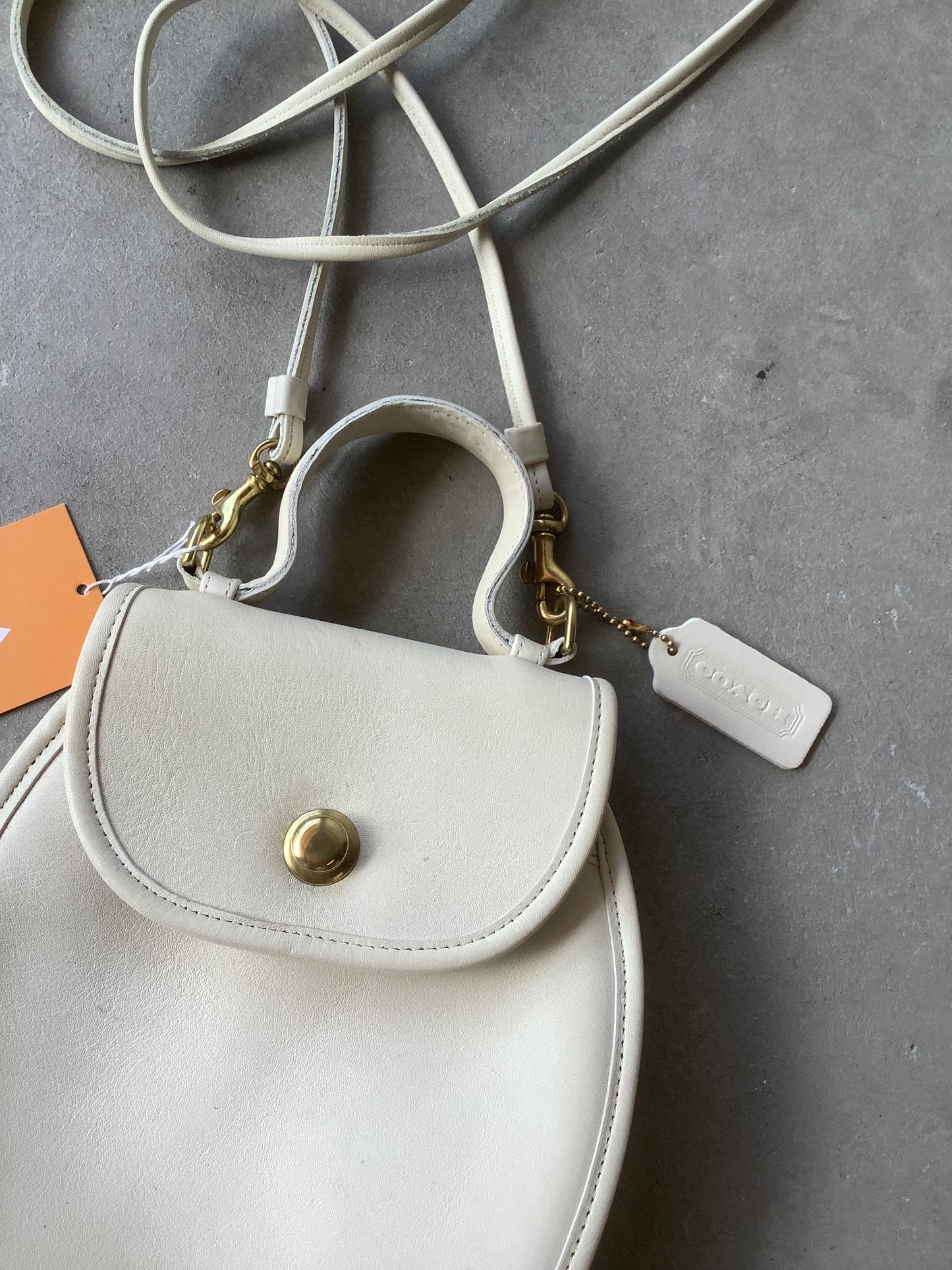 White Coach Derby Crossbody bag