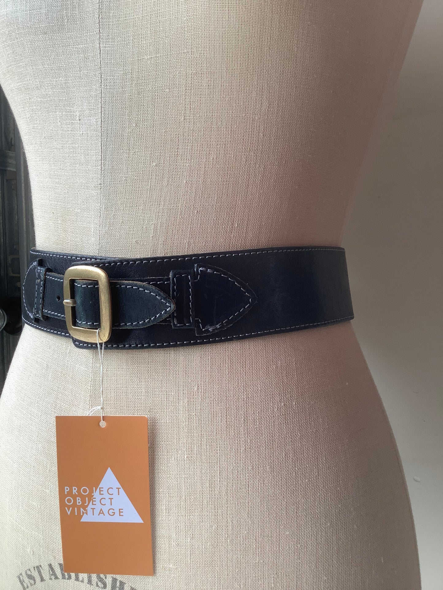 Kenzo Paris black western belt