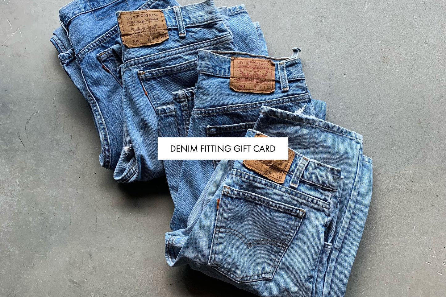 Denim Fitting Gift Card (Includes Pair of Jeans)