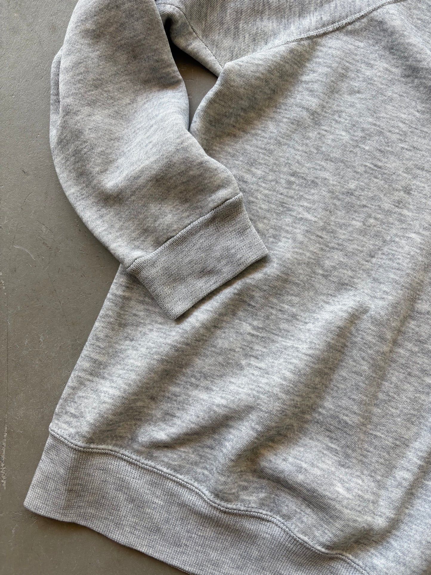 Grey raglan sweatshirt