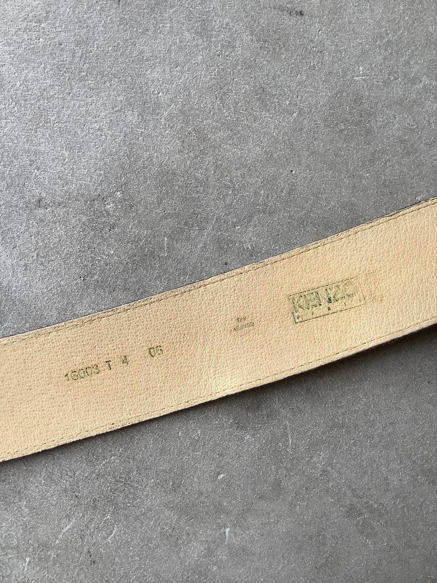 Kenzo Paris black western belt