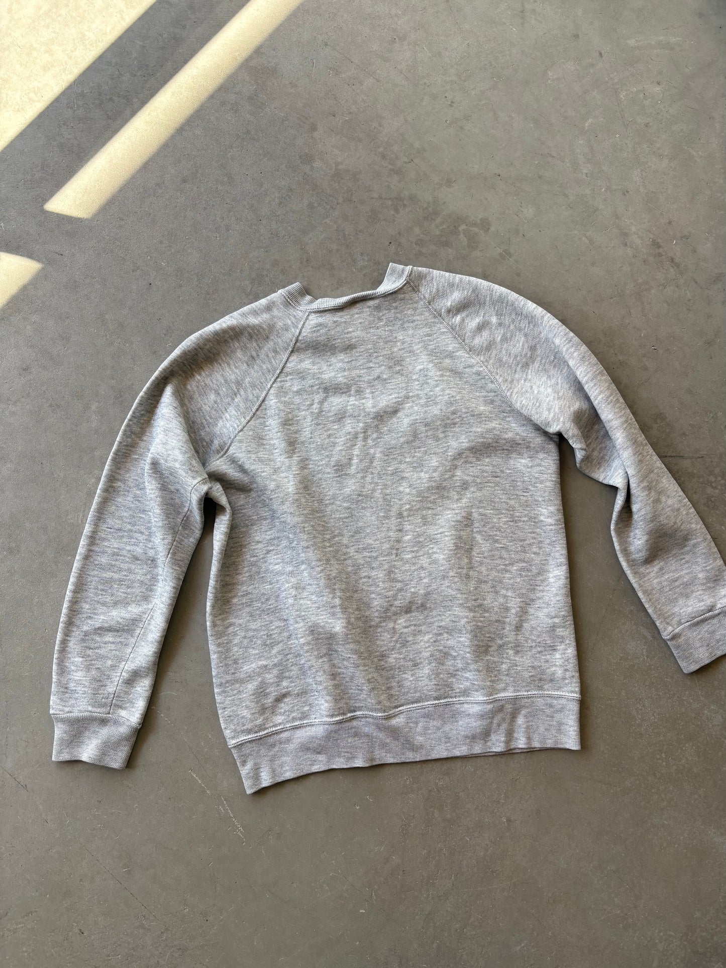 Grey raglan sweatshirt