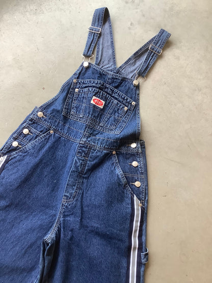 90s overalls with ribbon detail