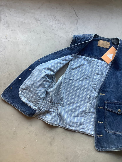 Denim snap up Vest (M)