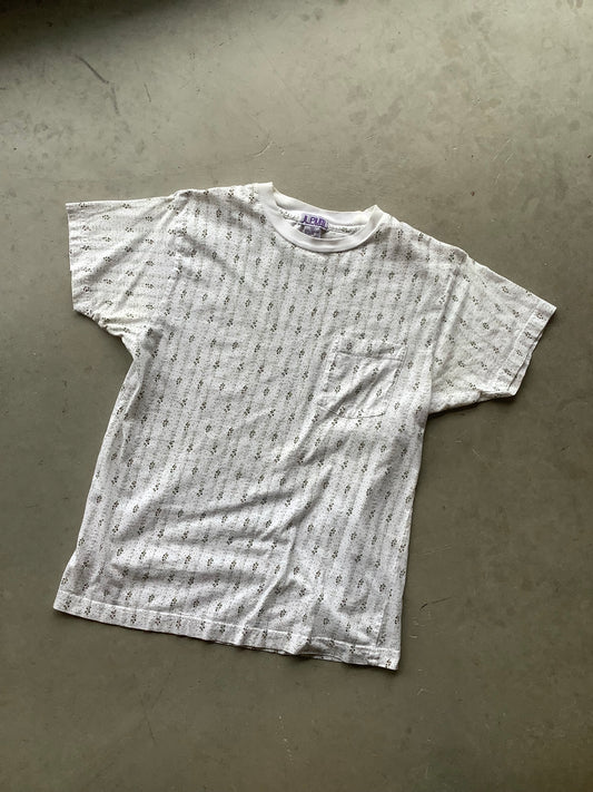 Floral cotton pocket Tee (S)