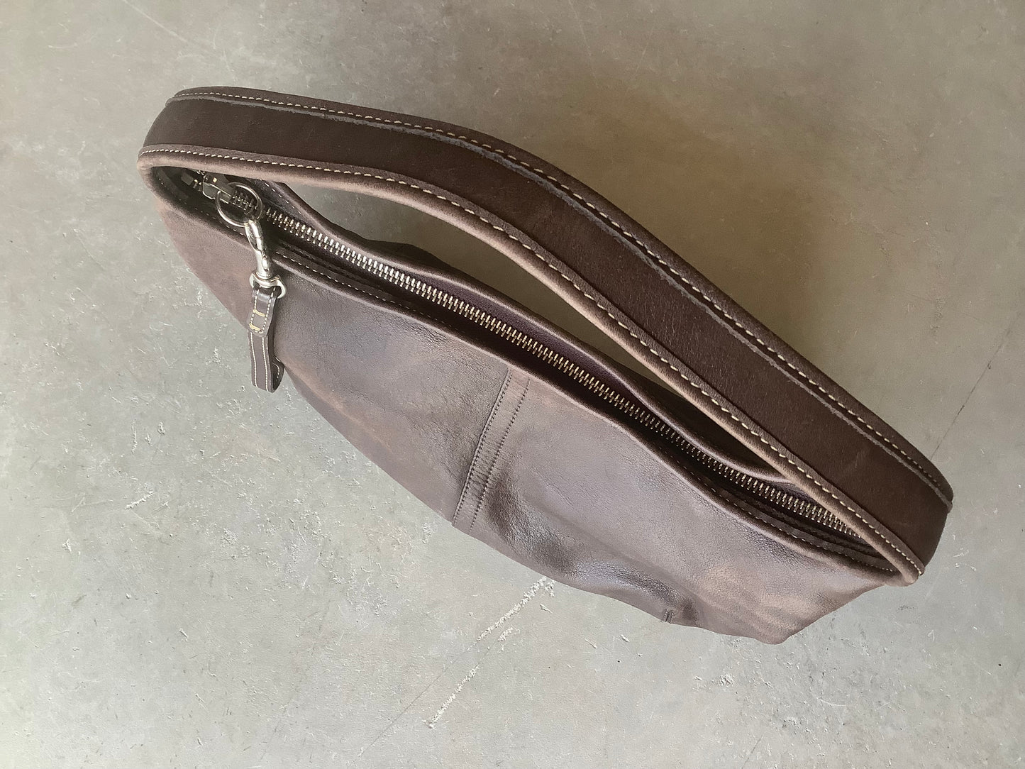 Brown leather Coach Ergo hobo shoulder bag