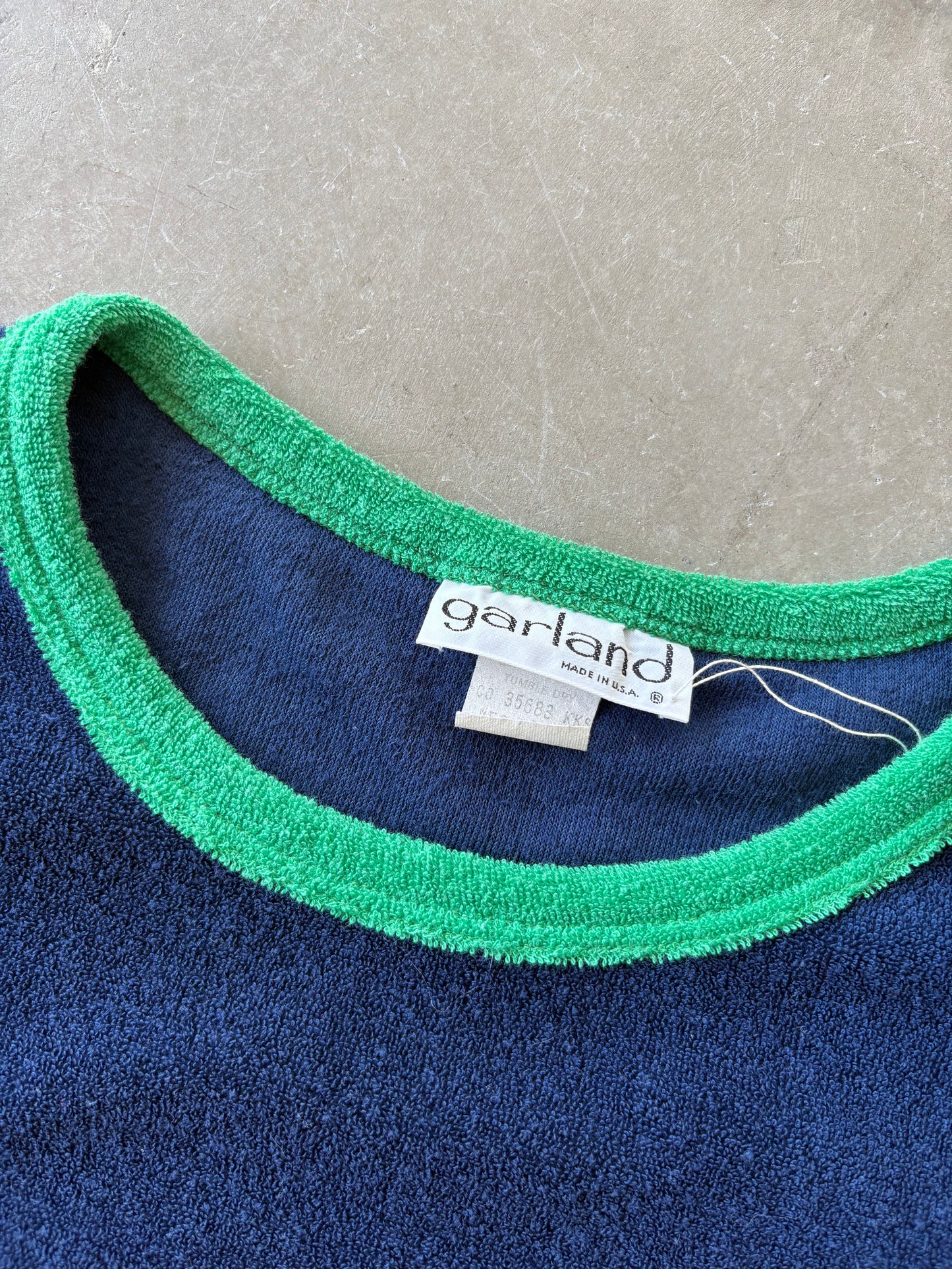 1970s terrycloth ring tee