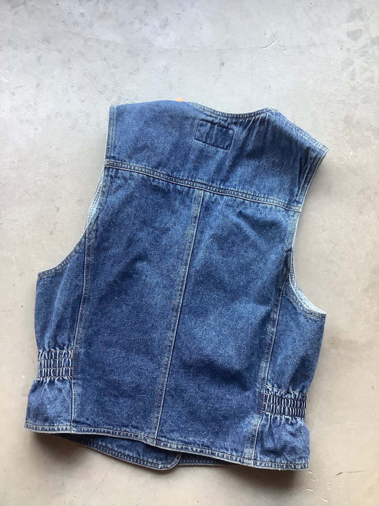 Denim snap up Vest (M)