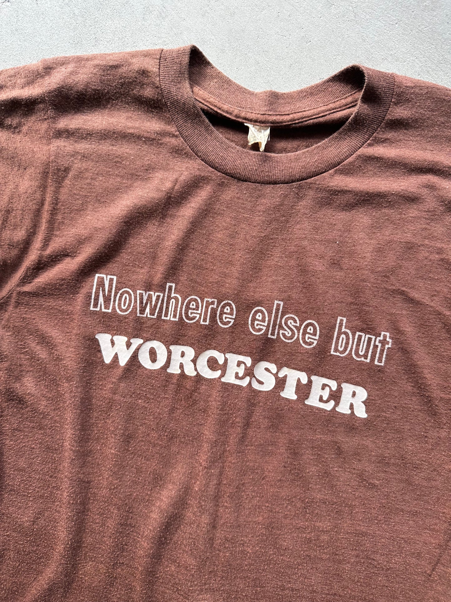 Brown Vintage Worcester Tee
