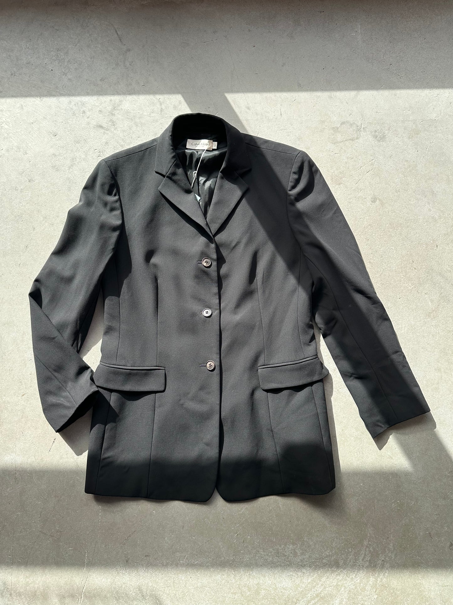 Black Wool Calvin Klein Collection Blazer