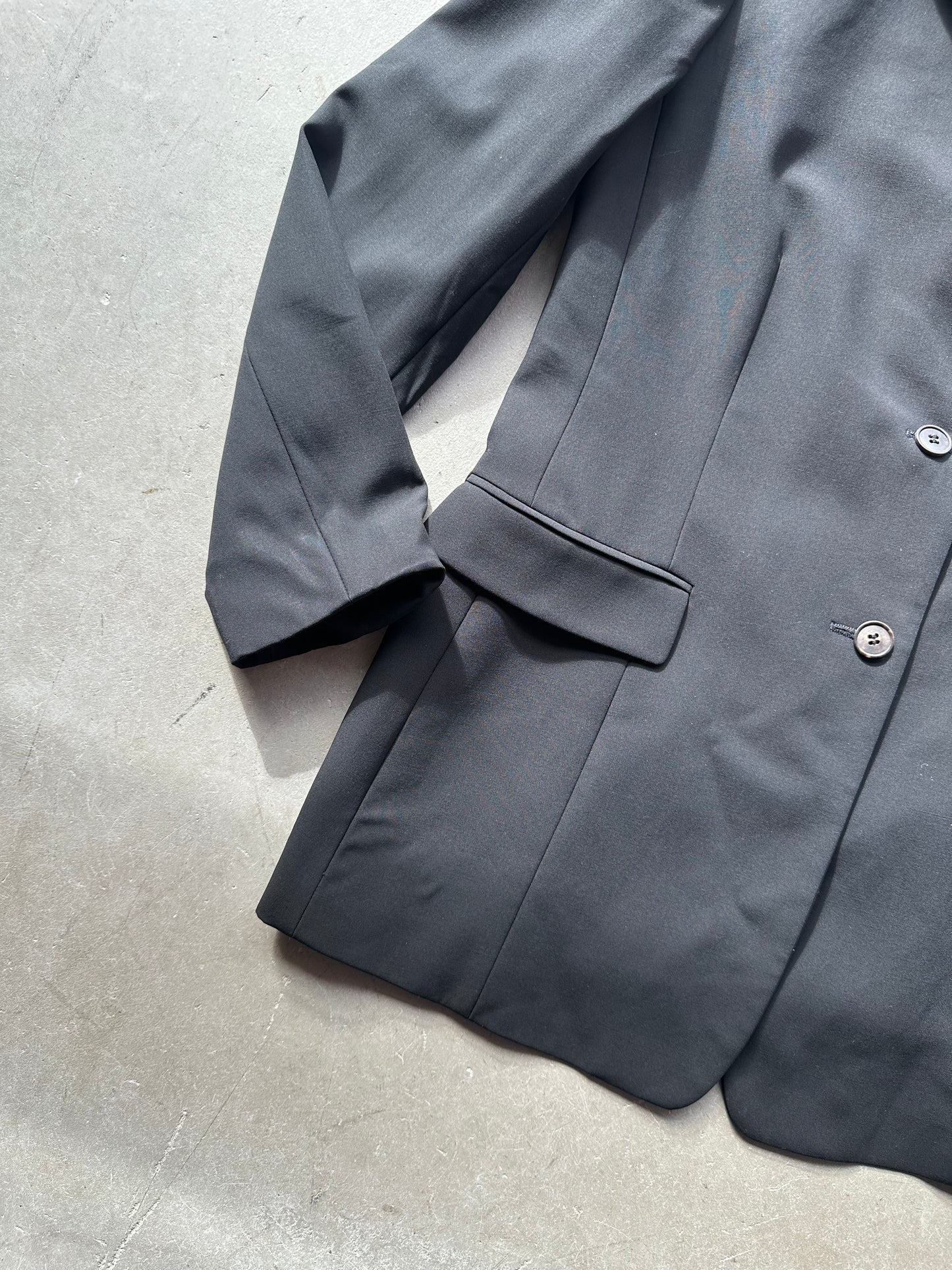 Black Wool Calvin Klein Collection Blazer