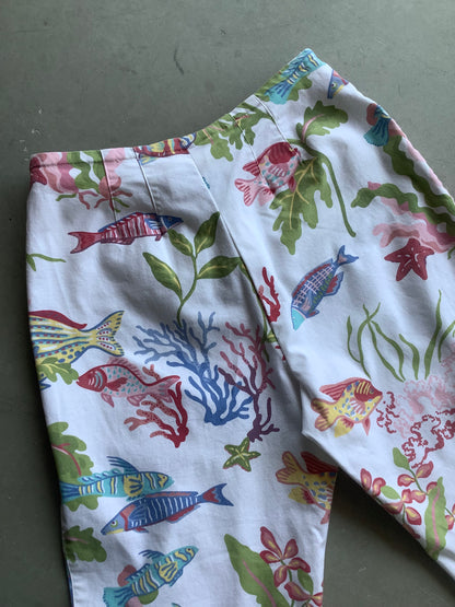 1980s Aquatic Fish Pants