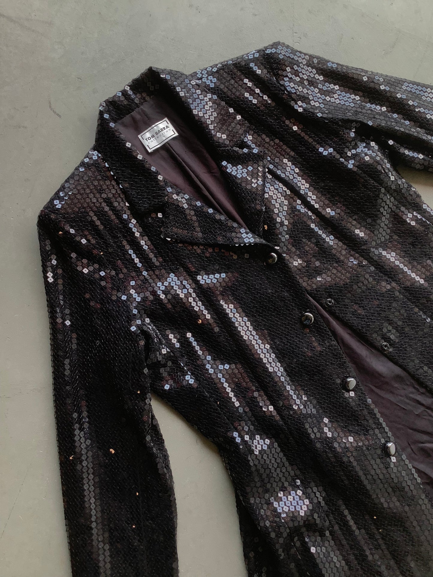 Black Sequin Blazer