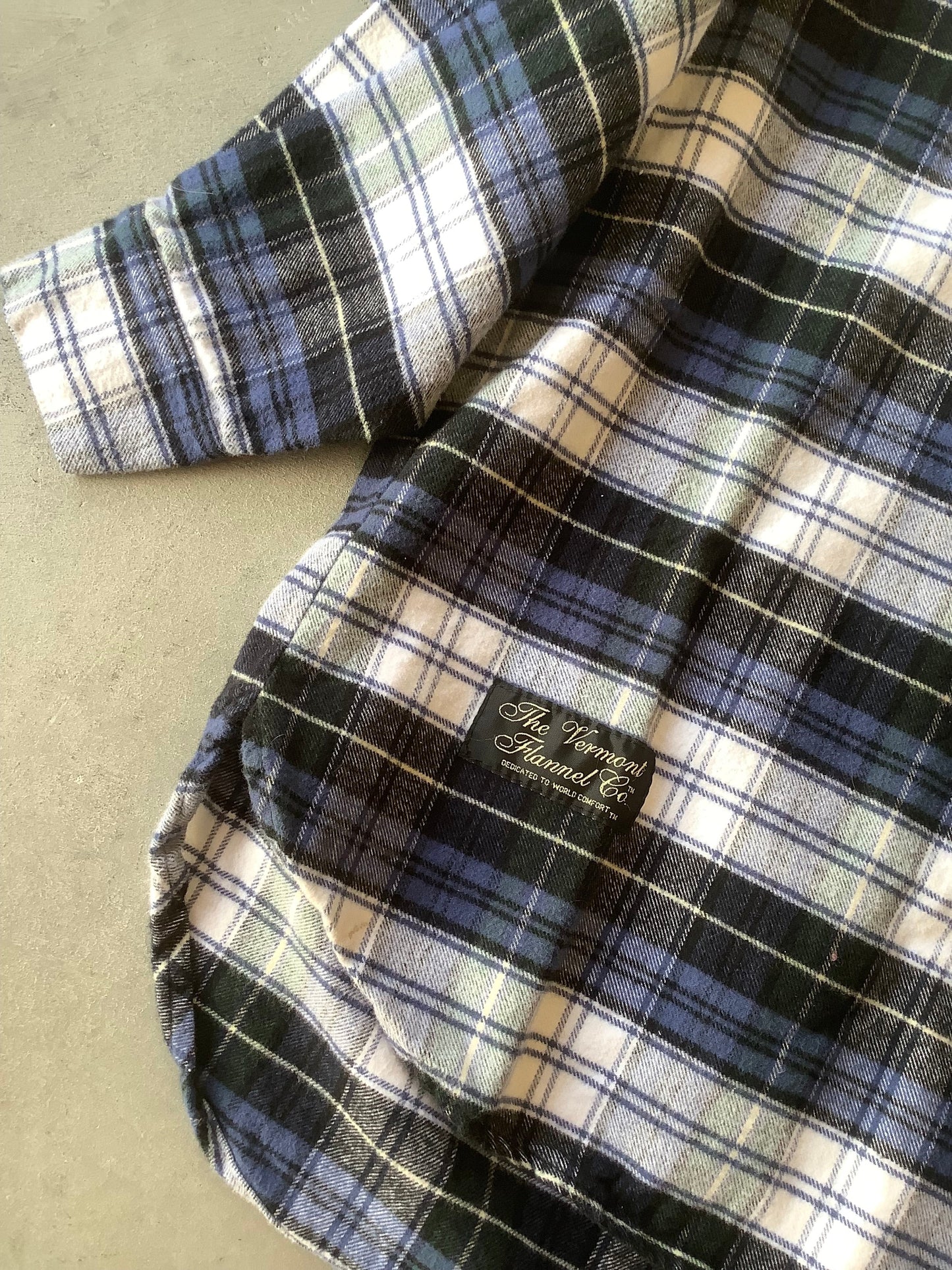 Plaid flannel PJ set (XS/S)