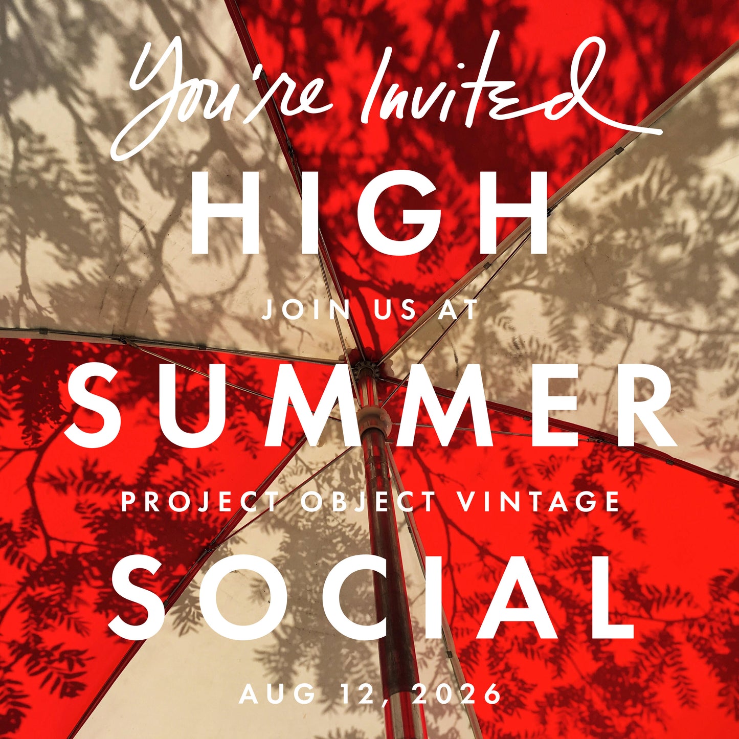 High Summer Social, Featuring a Buckley Projects Trunk Show