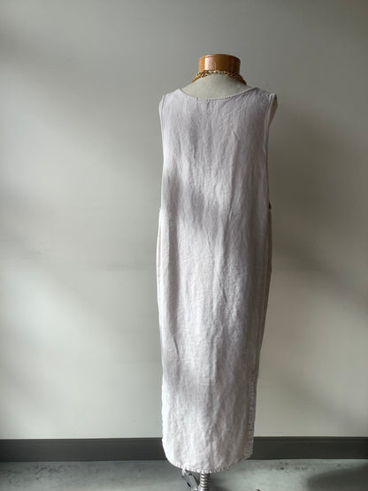 Linen maxi dress