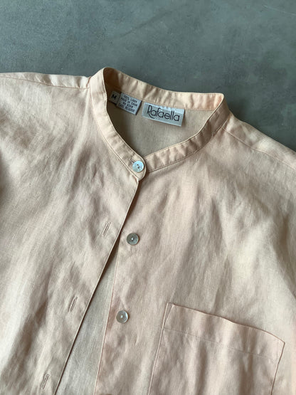 Soft peach linen shirt